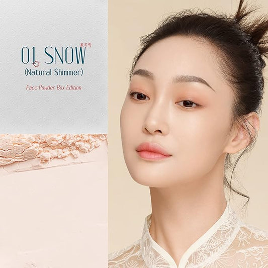 FLORASIS · Fairy Peach Blossom Ultra-light Setting Powder Window Edition）