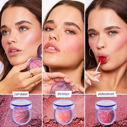Kosas Blush is Life – Talc-Free Dimensional Blush Baked with Squalane & Hyaluronic Acid – Long Wear, Safe for Sensitive Skin- Blissed