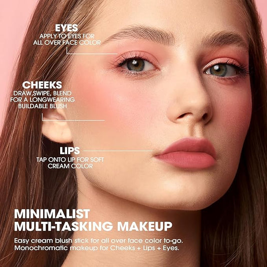 Jolilab Liquid Blush - High Pigment, Long - Lasting, Buildable Color for a Natural Glow（06#）