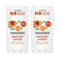 Schmidt's Aluminum-Free Vegan Deodorant Grapefruit & Apricot with 24-Hour Odor Protection, 2 Count for Women and Men, Natural Ingredients, Cruelty-Free 2.65 oz