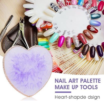 Sibba Resin Nail Art Palette Nail Mixing Palette Mixing