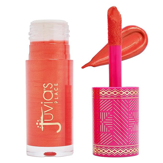 Juvia's Place Blushed Liquid Blush Lighter, 1 Count (Pack of 1), Marigold Glow