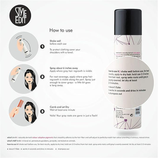 STYLE EDIT Black Root Concealer