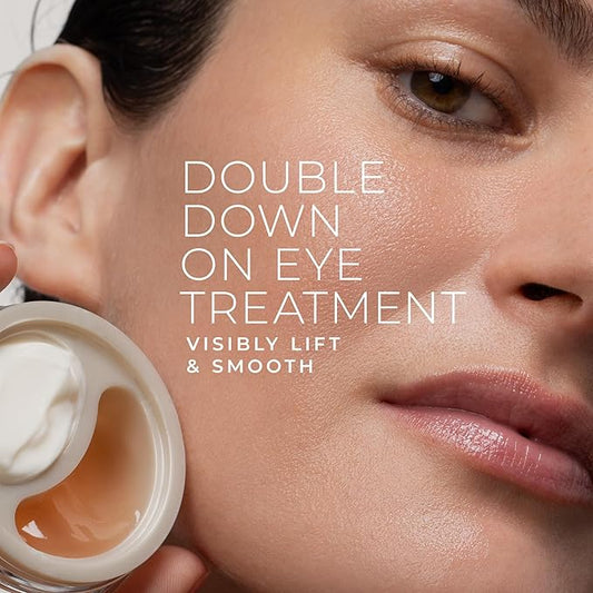 RoC Derm Correxion Dual Eye Cream with Advanced Retinol + Peptides for Puffy Eyes and Dark Circles, (.68 oz) with Retinol Eye Cream Packette