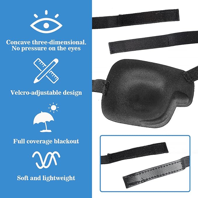 2pcs medical one-eyed patches for