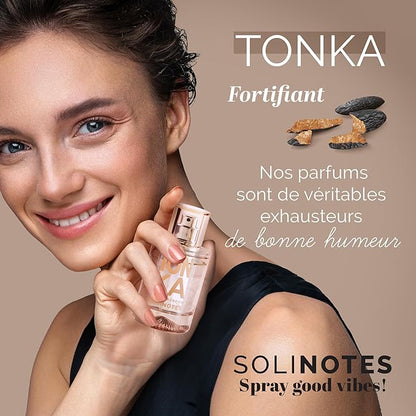 Solinotes Tonka Perfume for Women & Men, 1.7 Fl Oz/ 50 ML Eau De Parfum, Delicate Floral and Soothing Scent with Premium Ingredients - Clean Perfume, Cruelty Free, Vegan, Made in France