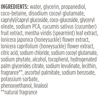 Burt's Bees Refreshing Foaming Face Cleanser and Natural Face Wash with Cucumber and Mint, 4.8 Fluid