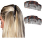 Camila Paris French Side Combs Large 4 Piece Curved Tortoise Shell French Twist Hair Combs Decorative, Strong Hold Hair Clips for Women Bun Chignon Up-Do, Styling Girls Hair Accessories Made in France