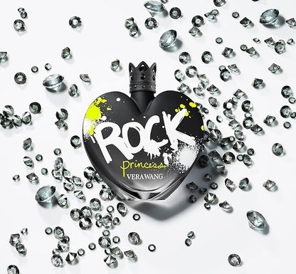 Vera Wang Rock Princess Eau de Toilette 3.4 fl oz (Pack of 1), Notes of Peach, Jasmine, and Vanilla, Women's Fragrance, Long Lasting, Everyday Fragrance, Travel Size