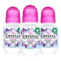 CRYSTAL BODY DEODORANT Roll-On - Unscented Susan G Komen (2.25 fl oz) - 3 Pack - Packaging May Vary