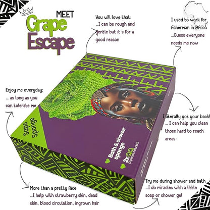 Afriki african net sponge exfoliating
