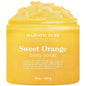 Majestic Pure Sweet Orange Body Scrub for All Natural Skin Care - Exfoliating Multi Purpose Body and Facial Scrub Moisturizes and Nourishes Face and Skin - 10 oz - Great Gift for Her