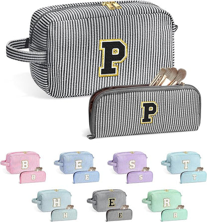 YOOLIFE Initial Makeup Bag for