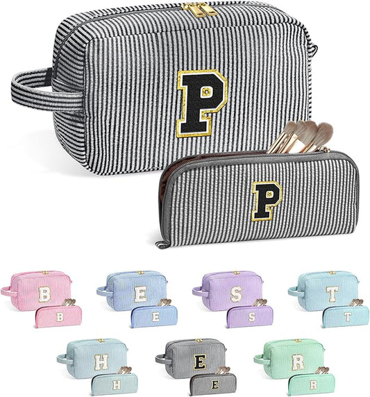 YOOLIFE Initial Makeup Bag for
