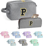 YOOLIFE Initial Makeup Bag for