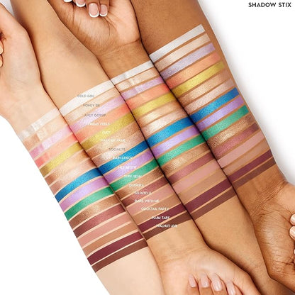 ColourPop Shadow Stix - Cream Eyeshadow Stick with Long-Lasting Color - Multi-Use Cream Makeup with a Built-In Sharpener & Precise Tip for Easy Application - Juciy Gossip (0.05 oz)