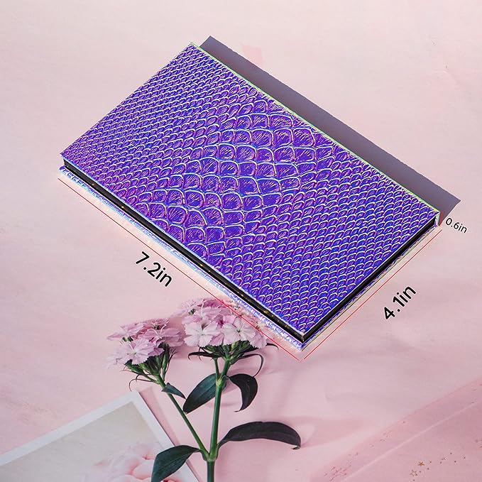 Mermaid Empty Magnetic Palette, Fish scale Empty Magnetic