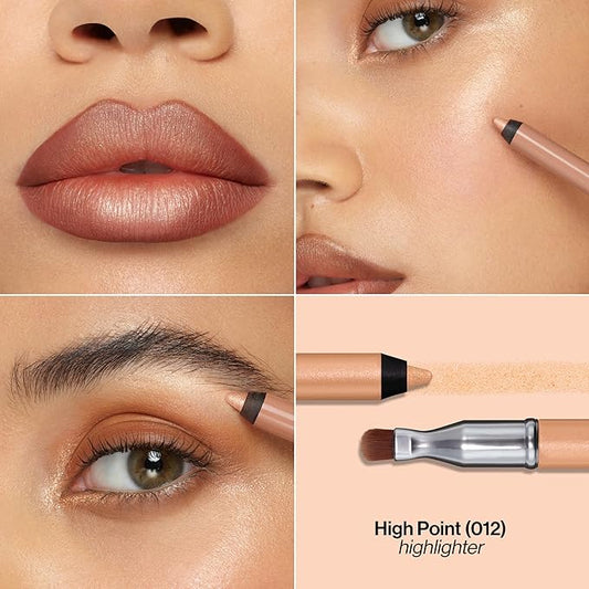 Revlon ColorStay Multi-Liner, Creamy Formula, Multiuse For Lips, Eyes & Face, Precision Brush for Easy Blending, 012 High Point