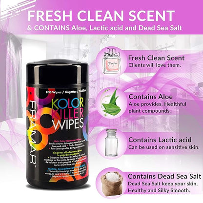 Framar Kolor Killer Wipes –