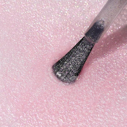 LONDONTOWN Baby Pink Glittery Nail
