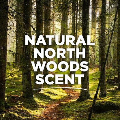 Tom's of Maine Long-Lasting Aluminum-Free Natural Deodorant for Men, North Woods, 2.8 oz. 3-Pack (Packaging May Vary)
