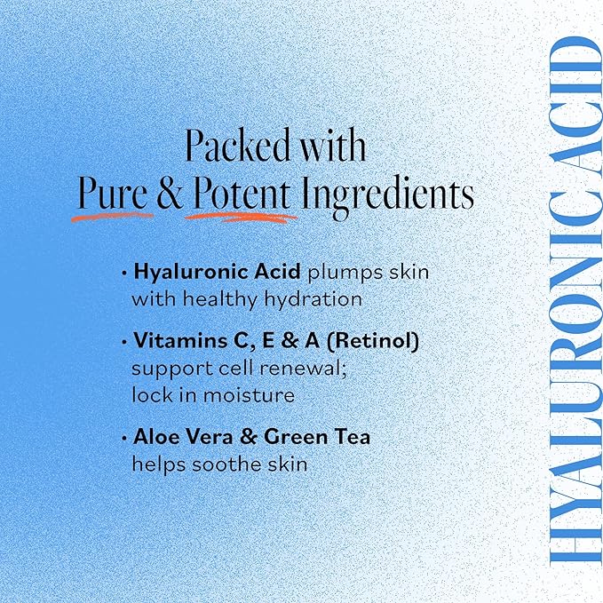 Derma E Ultra Hydrating Night Cream, Advanced Repair Overnight Face Moisturizer with Hyaluronic Acid to Replenish, Smooth and Nourish Skin, 2 oz