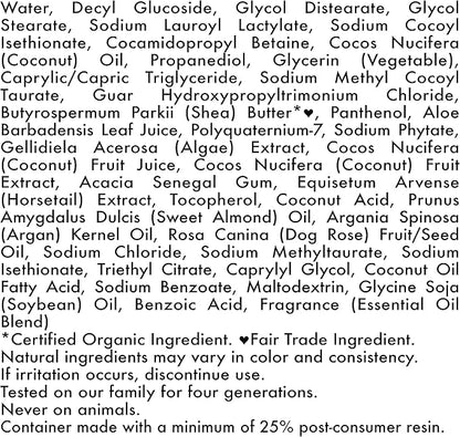 SheaMoisture Virgin Coconut Shampoo, Daily Hydration – Color-Safe Formula with Organic Shea Butter for All Types, Curly Hair Care, 13 Oz