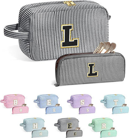YOOLIFE Initial Makeup Bag for