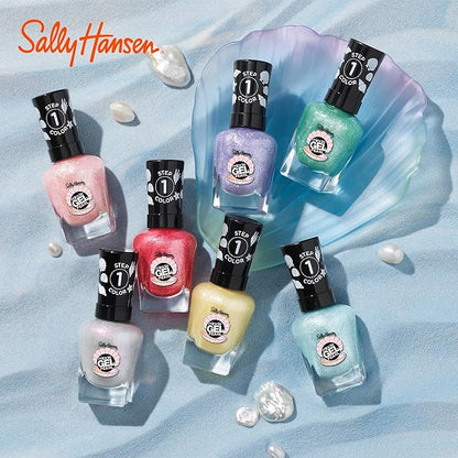 Sally Hansen Miracle Gel™, Pearls Rare Red Pearl, Long Lasting, Gel-Like Formula, No UV Lamp Needed, Red Nail Polish