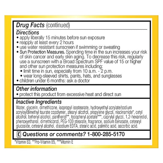 Olay Face Moisturizer Complete All Day UV Moisture Cream with Sunscreen SPF 15, Normal Skin, 2 Fl Oz (Pack of 3)