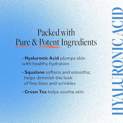 DERMA E Ultra Hydrating Dewy Skin Serum – Moisturizing Facial Treatment with Anti-Aging Squalane, Hyaluronic Acid and Ceramides to Smooth and Replenish, 2 FL Oz