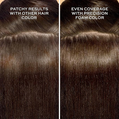 John Frieda Precision Foam Colour, Deep Brown Black 3N, Full-coverage Hair Color Kit, Anti-Fade Gray Coverage, Deep Color Saturation Hair Dye, 1 Application