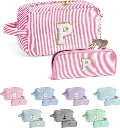 YOOLIFE Initial Makeup Bag for