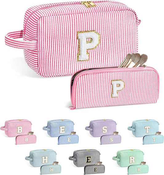 YOOLIFE Initial Makeup Bag for