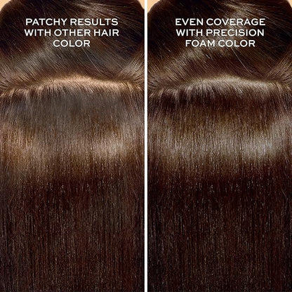 John Frieda Precision Foam Colour, Medium Natural Brown 5N, Full-coverage Hair Color Kit, Anti-Fade Gray Coverage, Deep Color Saturation Hair Dye, Pack of 2