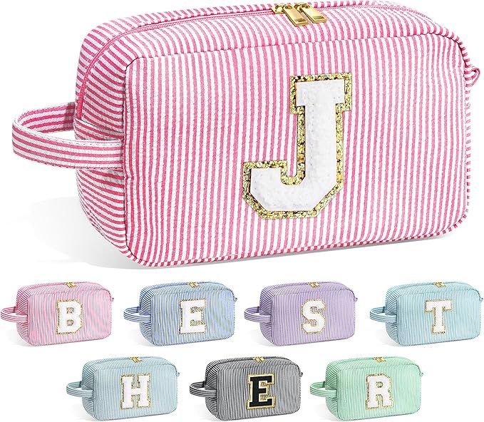 YOOLIFE Initial Makeup Bag for
