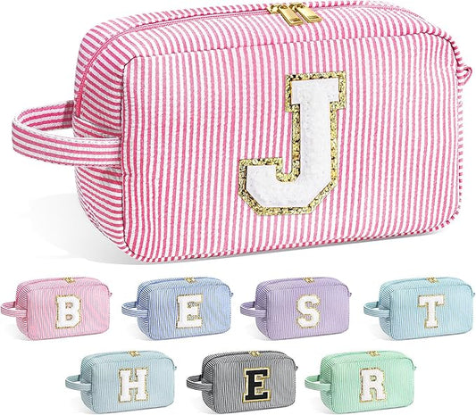 YOOLIFE Initial Makeup Bag for