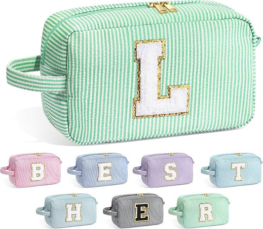 YOOLIFE Makeup Bag - Initial