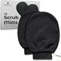 MainBasics Korean Exfoliating Mitts - Deep Body Scrubber Exfoliator Gloves for Dead Skin, Spray Tan Removal, Keratosis Pilaris and Body Scrub - 100% Viscose Fiber (Set of 2)
