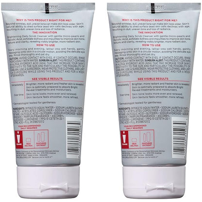 L'Oreal Paris Revitalift Bright Reveal Anti-Aging Facial Cleanser with Glycolic Acid 5 fl. oz (Pack of 2)