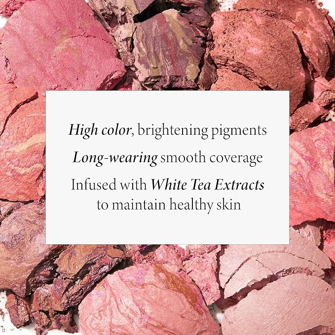 LAURA GELLER NEW YORK Baked Blush-n-Brighten Marbleized Blush + Angled Brush (03 Coral Cove, 47mm)