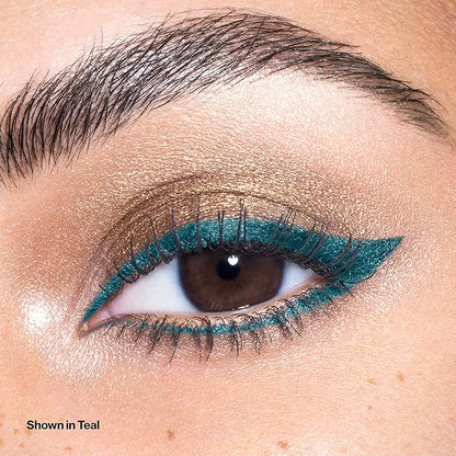 Revlon ColorStay Pencil Eyeliner with Built-in Sharpener, Waterproof, Smudgeproof, Longwearing Eye Makeup with Ultra-Fine Tip, Teal, 0.028 oz
